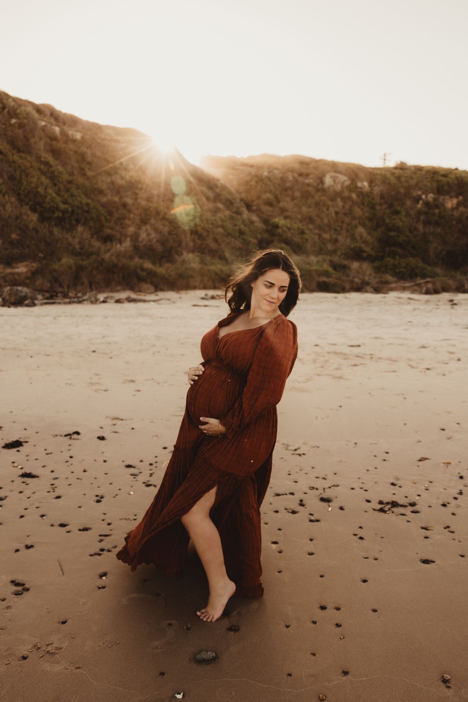 Beach maternity session old bar mid north coast saltwater new south wales port macquarie.