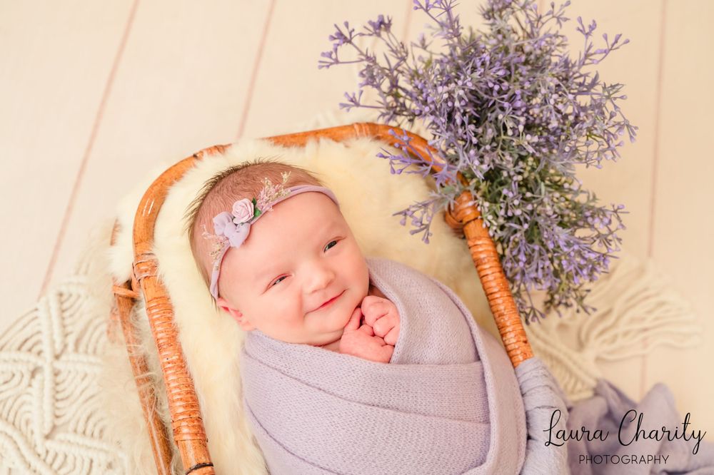 Sheffield studio Photographer. Studio shoot. Newborn shoot
newborn only. purple backdrop