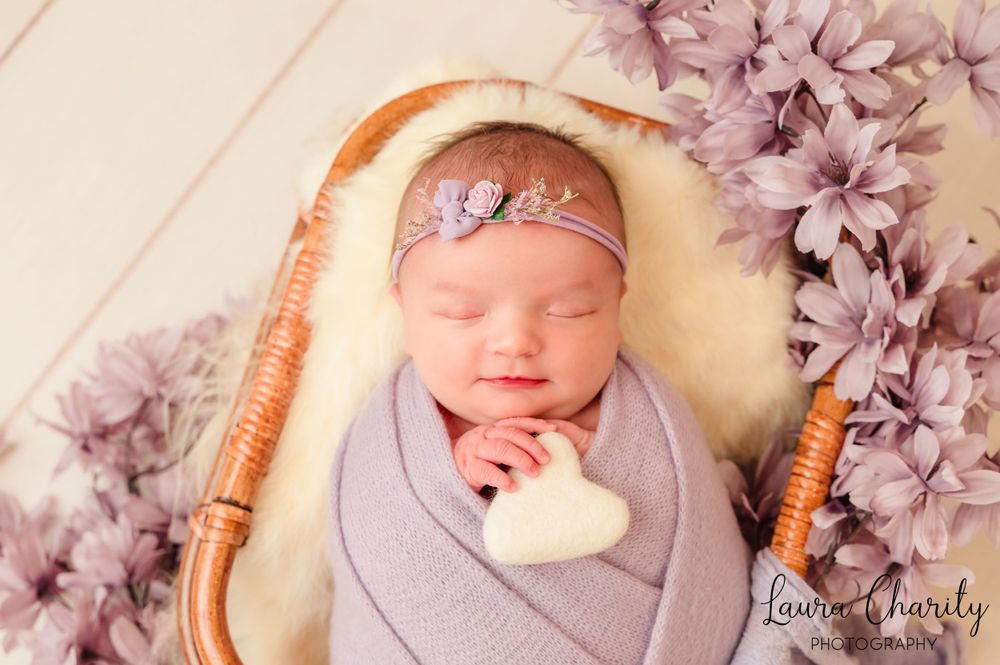 Sheffield studio Photographer. Studio shoot. Newborn shoot
newborn only. purple backdrop