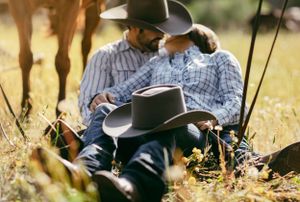 Couple Engagement Photoshoot Western Country