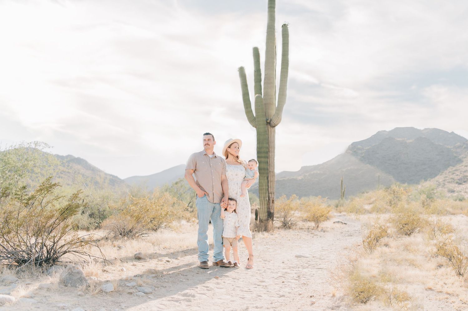 West Phoenix Desert Family Photography session