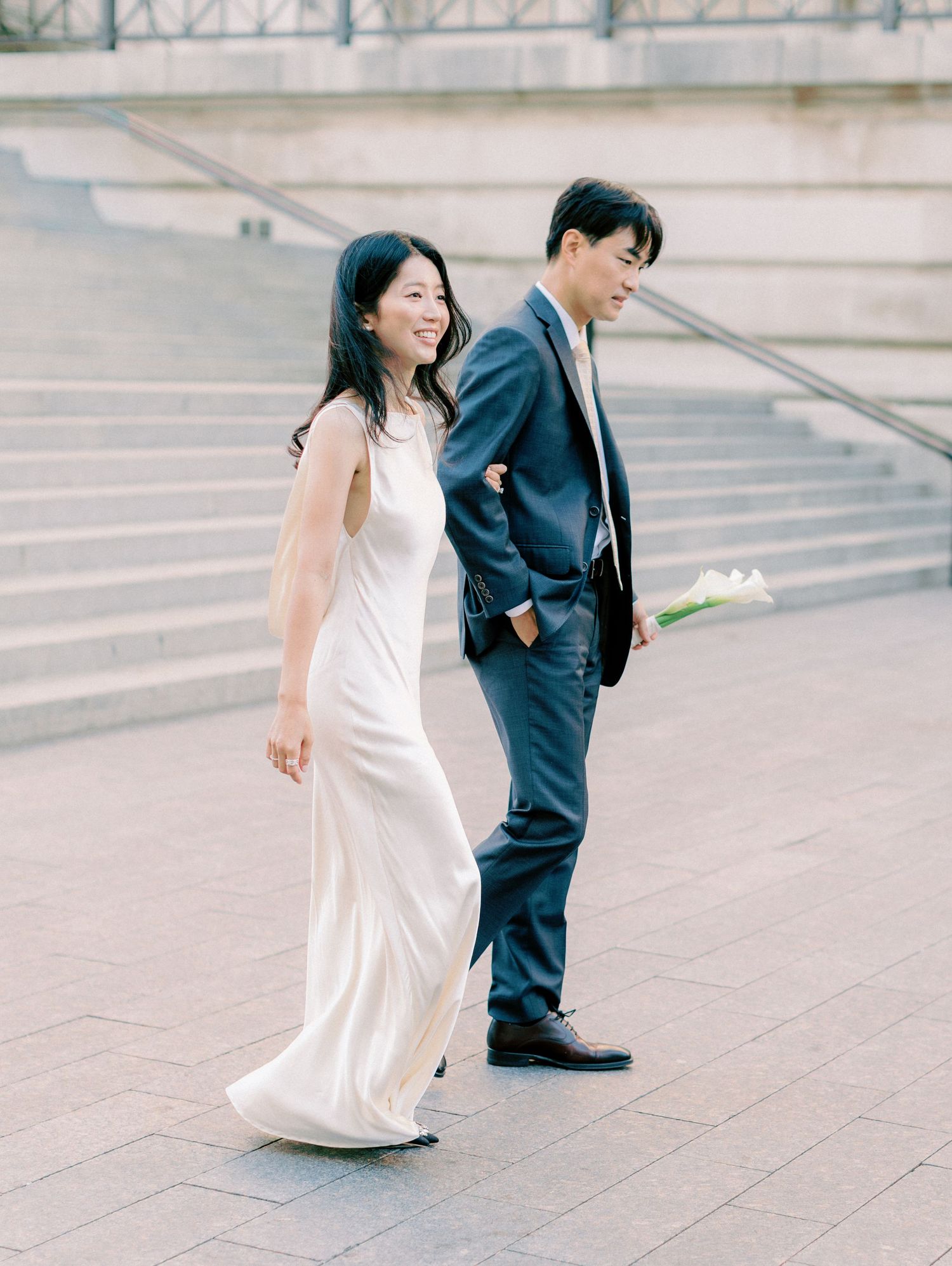 Early morning NYC Engagement Session the Met Timeless Romantic Fine Art New York Wedding Photographer Jeanie Jang Photo