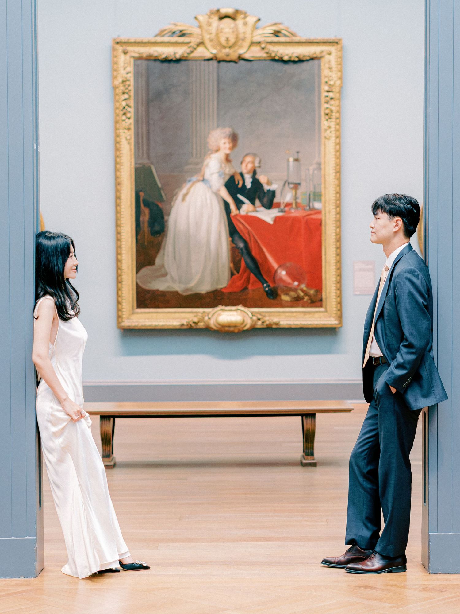 Early morning NYC Engagement Session the Met Timeless Romantic Fine Art New York Wedding Photographer Jeanie Jang Photo