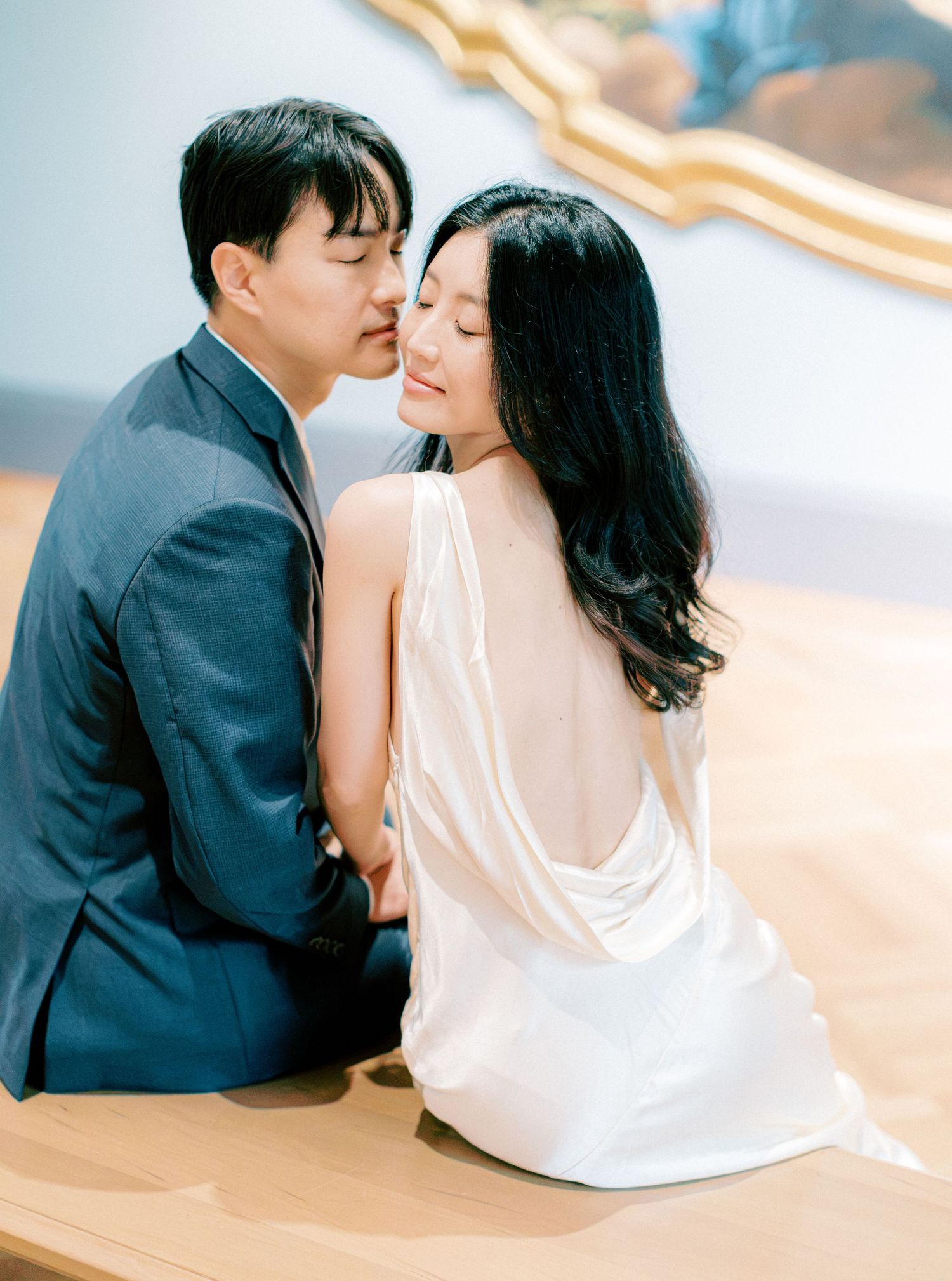 Early morning NYC Engagement Session the Met Timeless Romantic Fine Art New York Wedding Photographer Jeanie Jang Photo