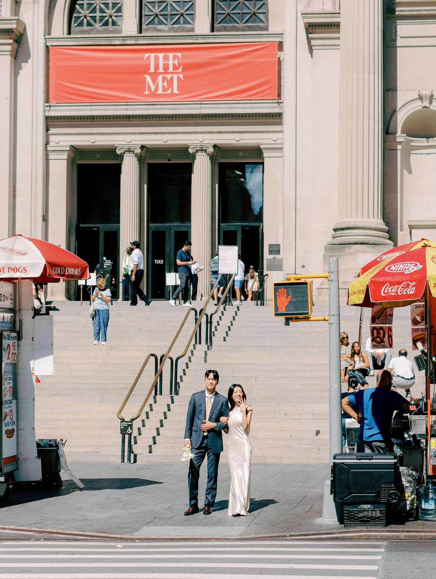 Early morning NYC Engagement Session the Met Timeless Romantic Fine Art New York Wedding Photographer Jeanie Jang Photo