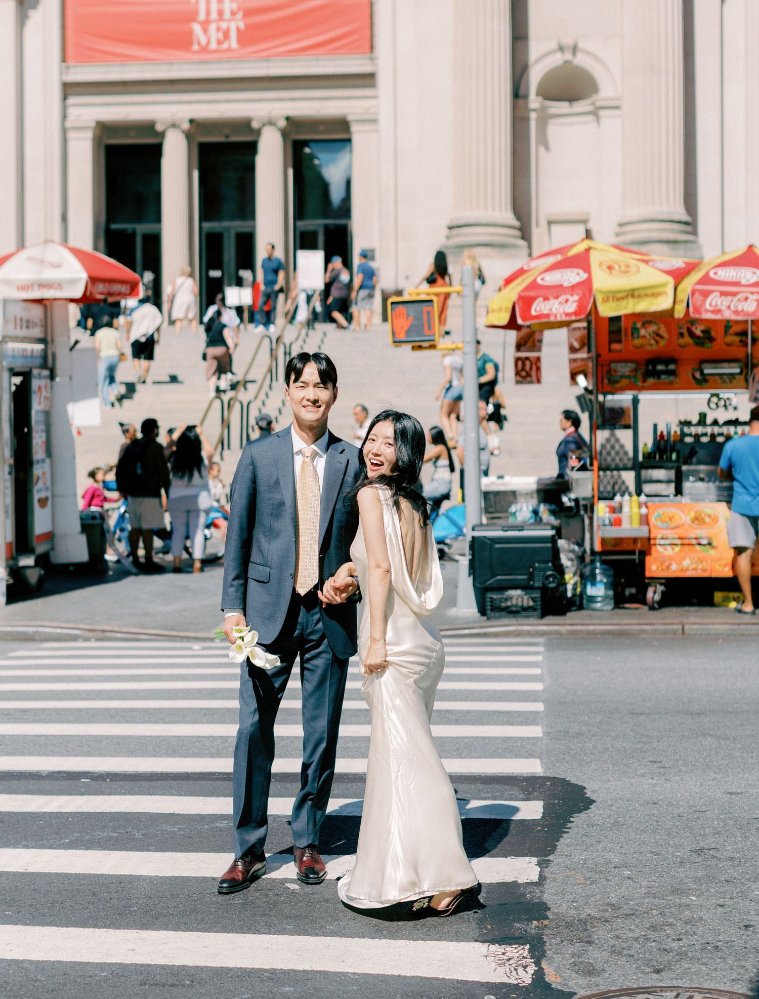 Early morning NYC Engagement Session the Met Timeless Romantic Fine Art New York Wedding Photographer Jeanie Jang Photo