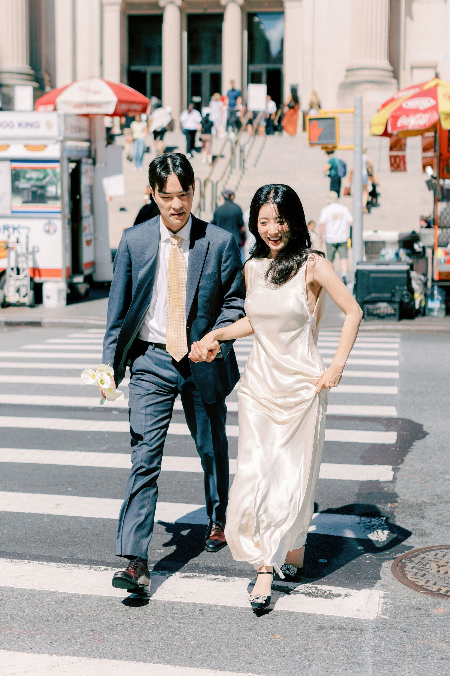 Early morning NYC Engagement Session the Met Timeless Romantic Fine Art New York Wedding Photographer Jeanie Jang Photo