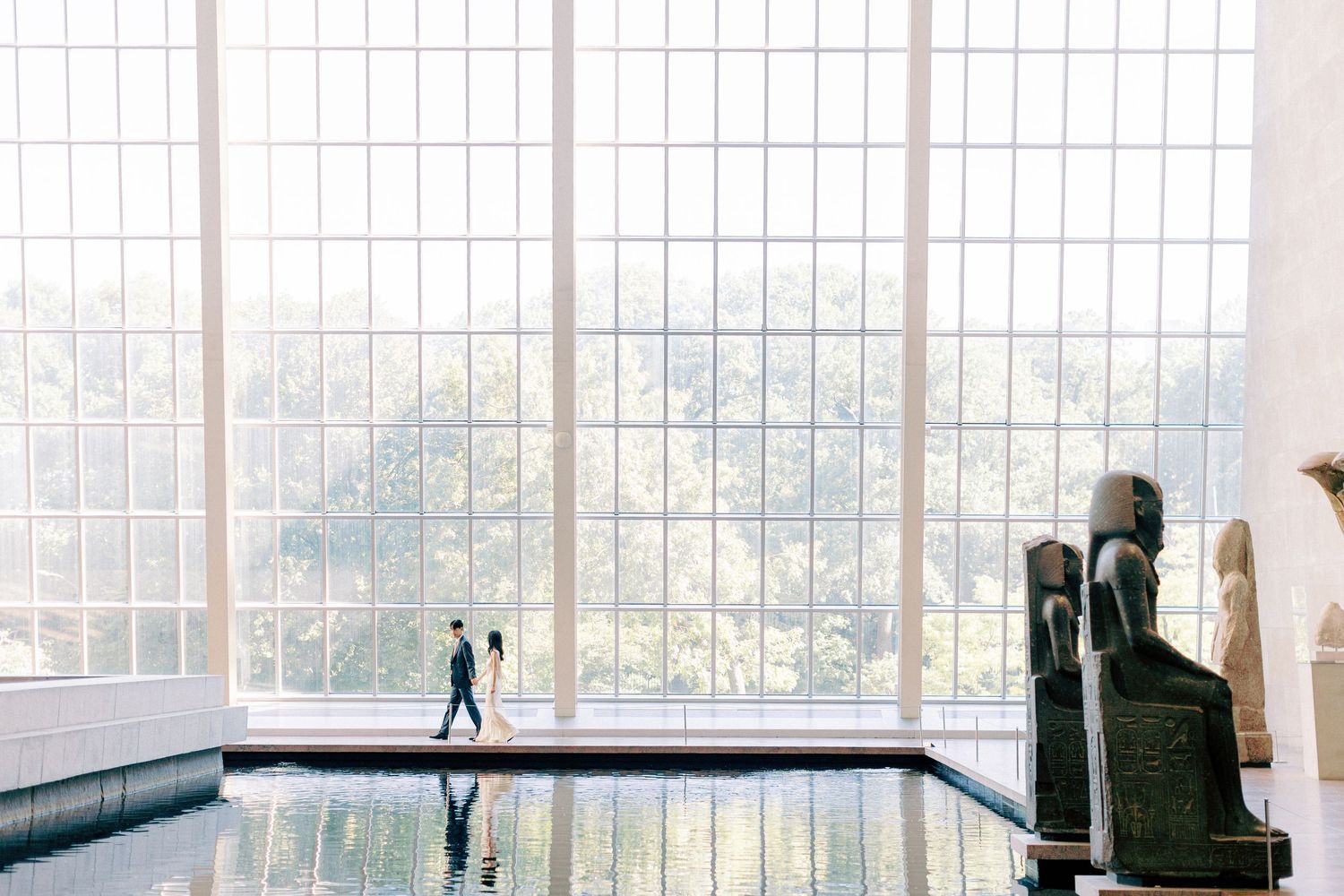 Early morning NYC Engagement Session the Met Timeless Romantic Fine Art New York Wedding Photographer Jeanie Jang Photo