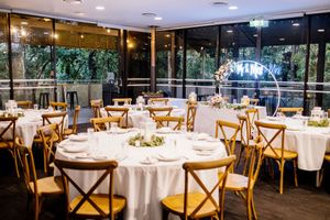 Indoor elegant wedding reception at Walkabout Creek, brisbane queensland