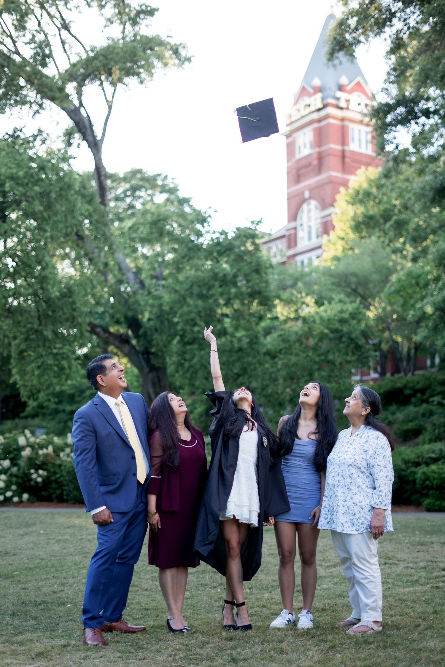 Pierre the Pear Photography Georgia Tech grad session