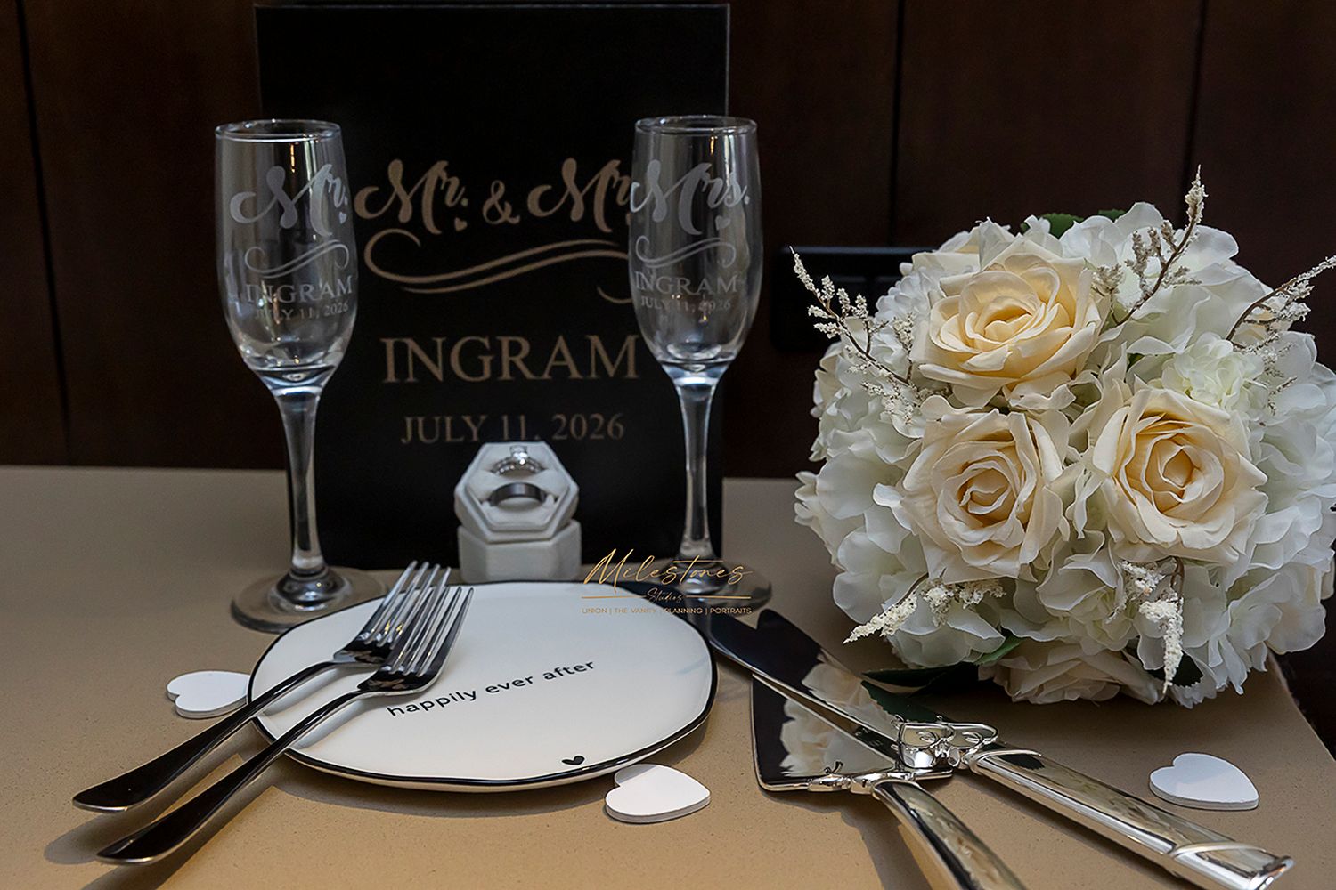 Milestones Studios | Milestones Portraits Boise Elopement wedding details