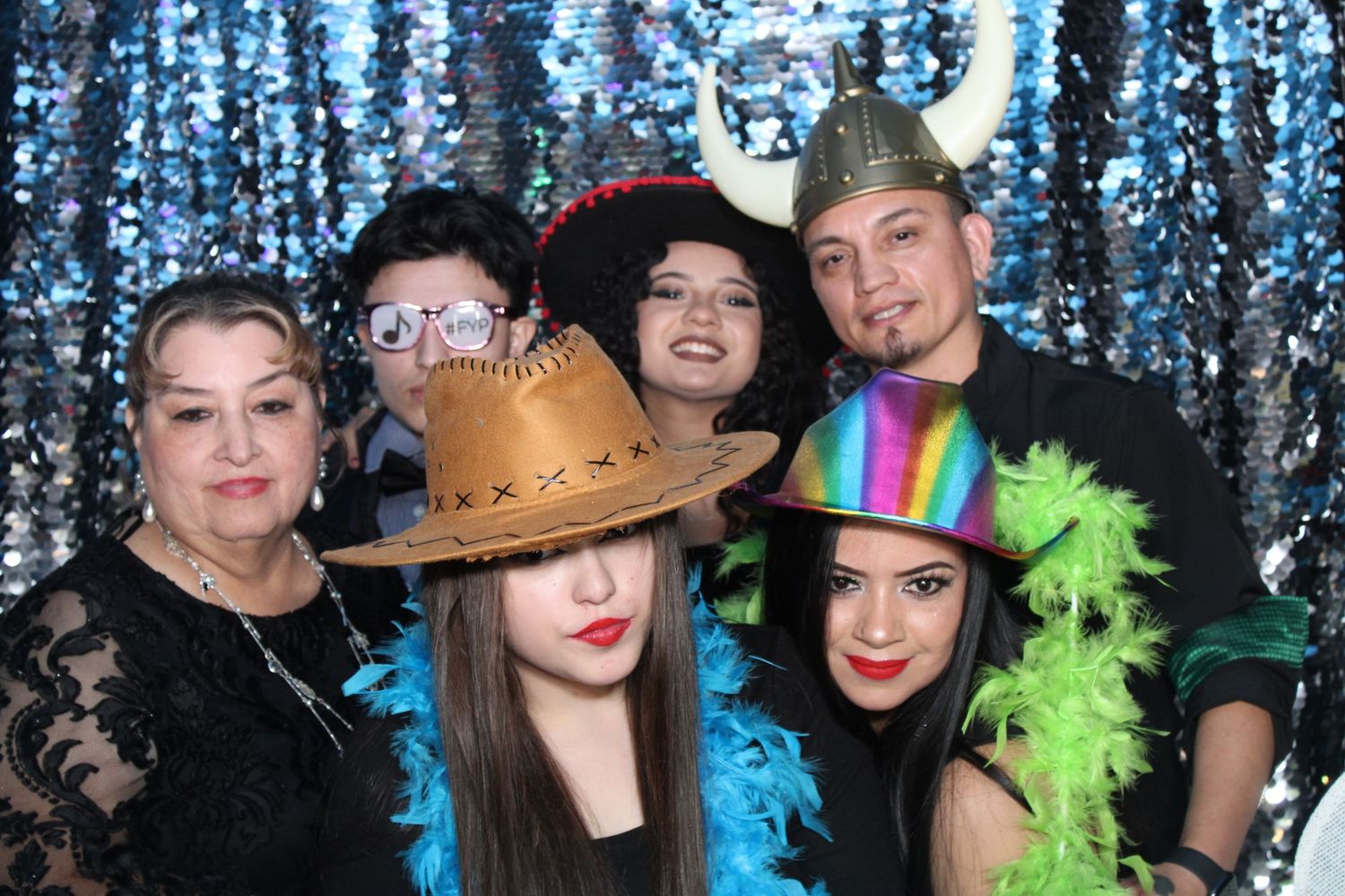 Mirror booth Fort Worth rental providing premium Quinceañera photo booth experience with unlimited guest sessions and instant prints