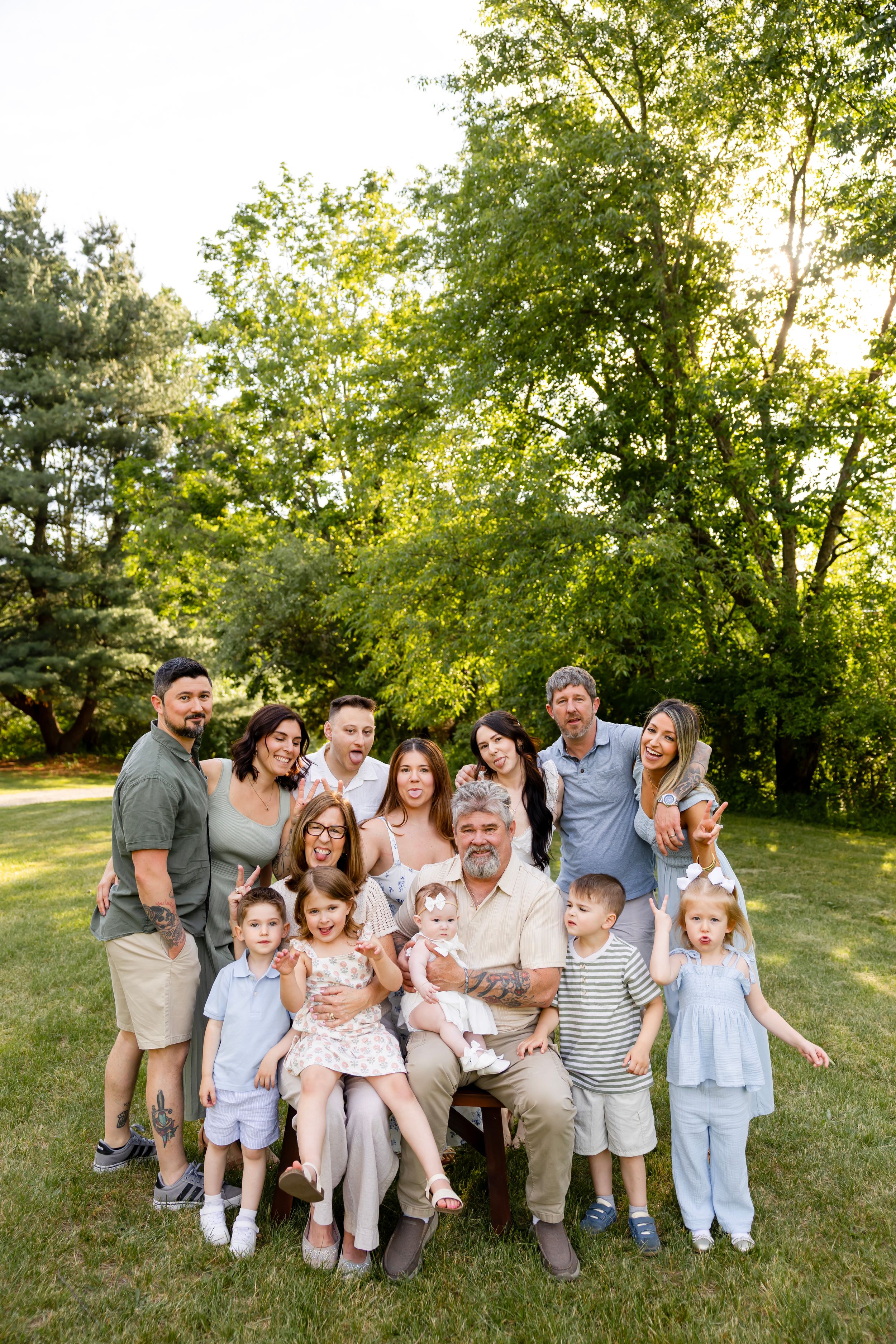 Beautiful multi-generational family photography session in Newton, NJ preserving memories for generations.