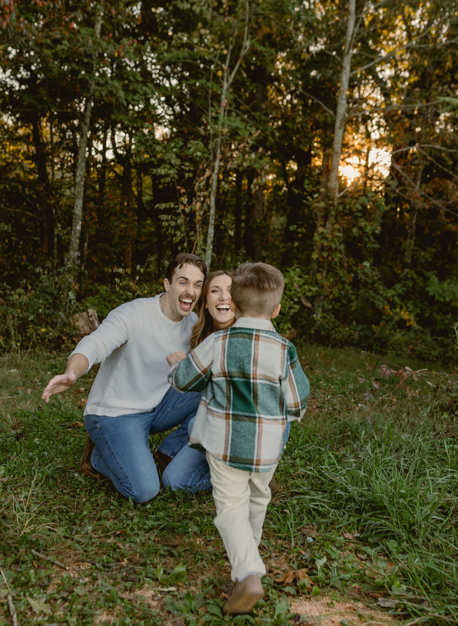 Family photos in the North Georgia mountains.