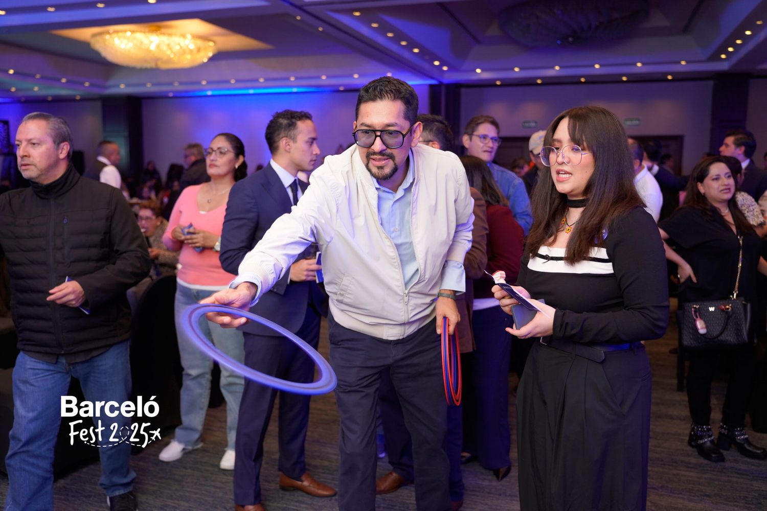 participante evento empresarial barcelo fest