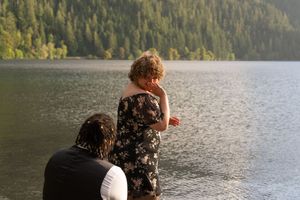 A surprise proposal reaction in Olympic National Park, Captured by Savvy Photography