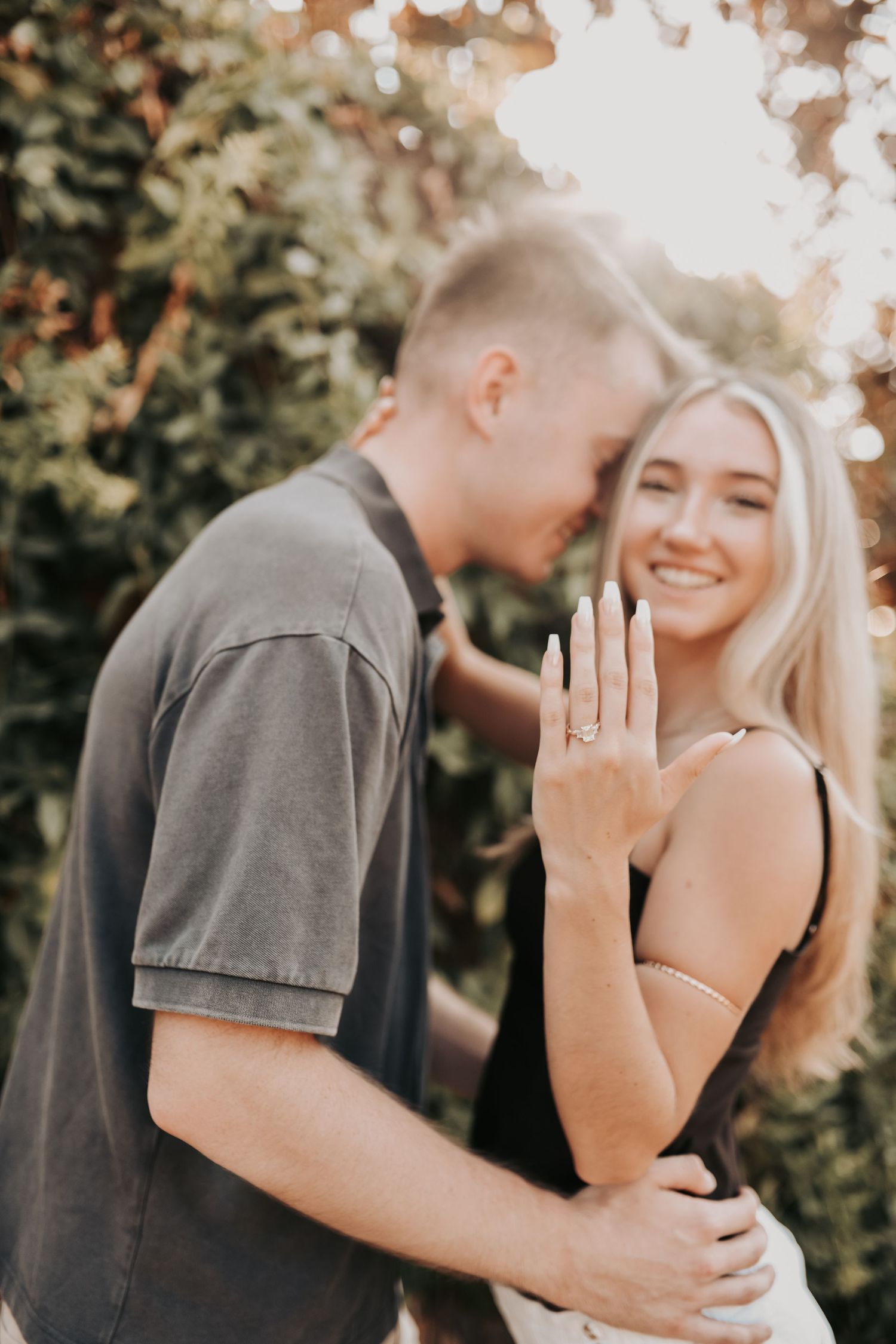 Bride-to-be surprised during a romantic North Texas proposal