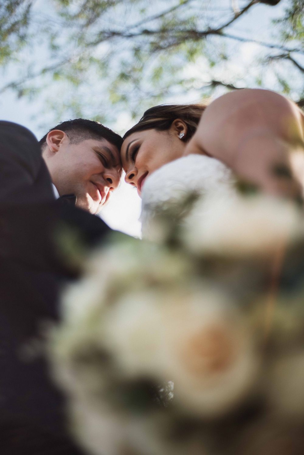Novios en sesión de pareja