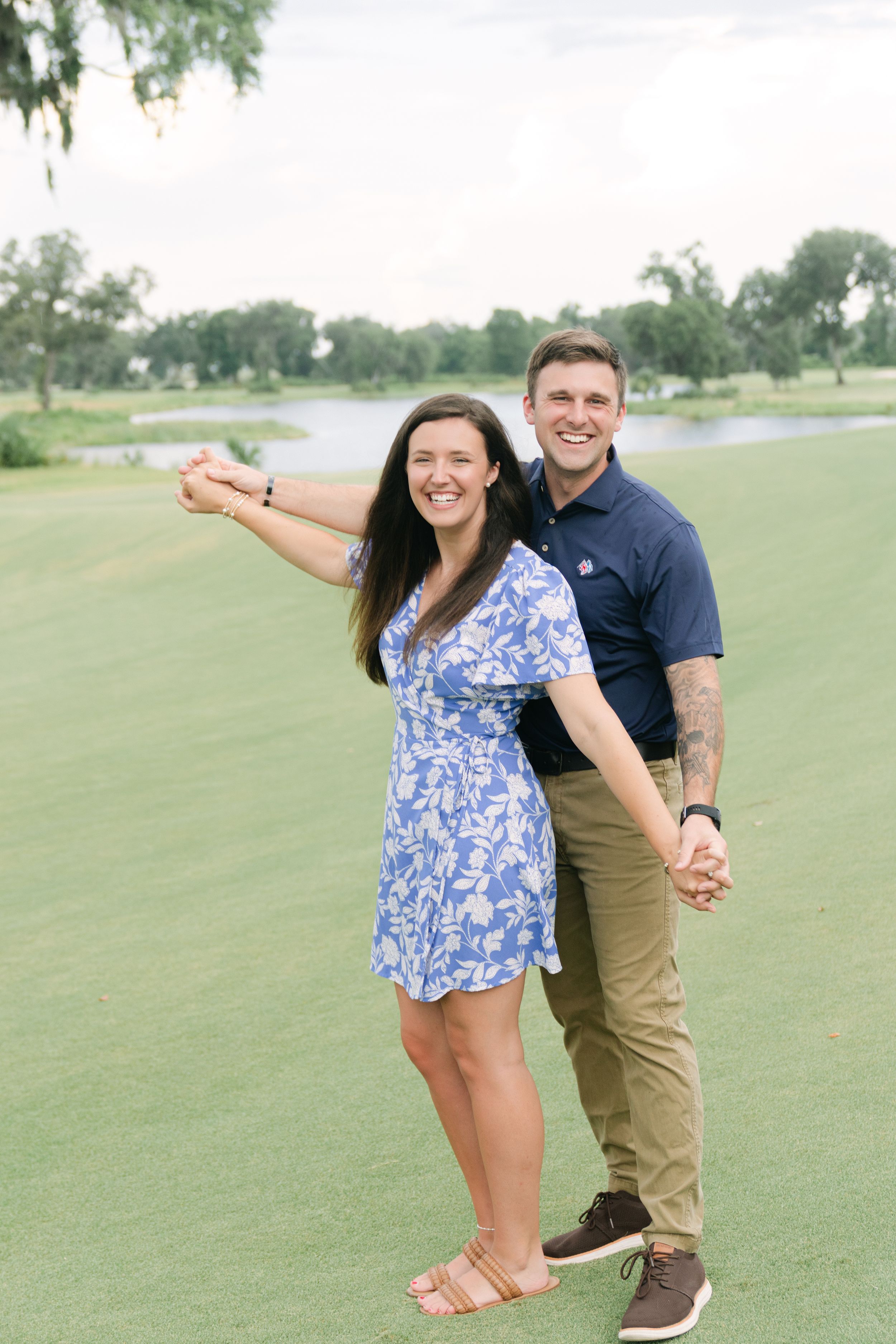 Coastal Georgia family portraits featuring grandparents, adult children, and grandchildren.