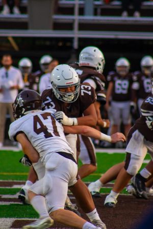 #73 for Mt. Carmel High School Junior Varsity Football