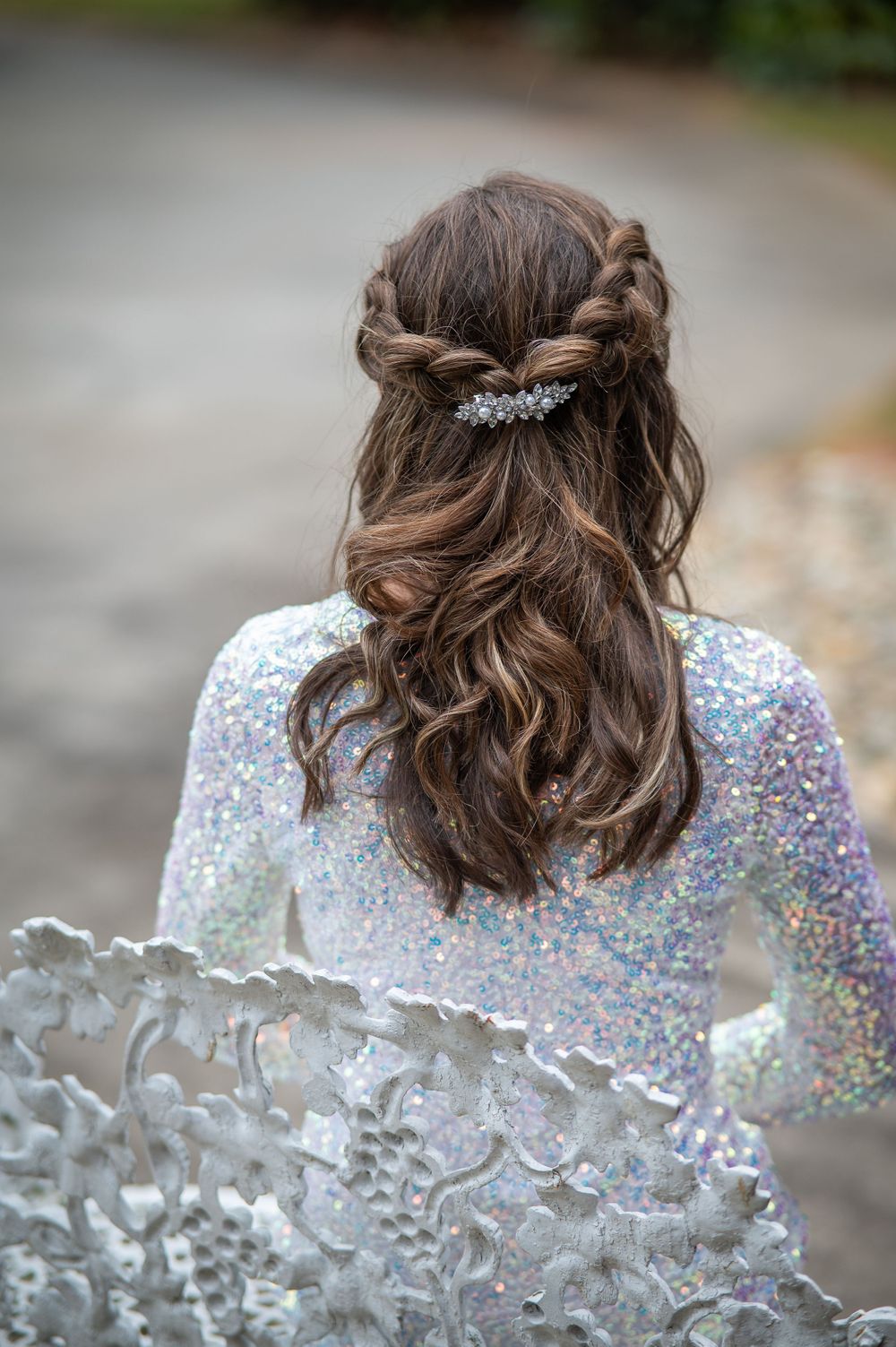 Teen girl in formal dress for dance Belton South Carolina Upstate Anderson