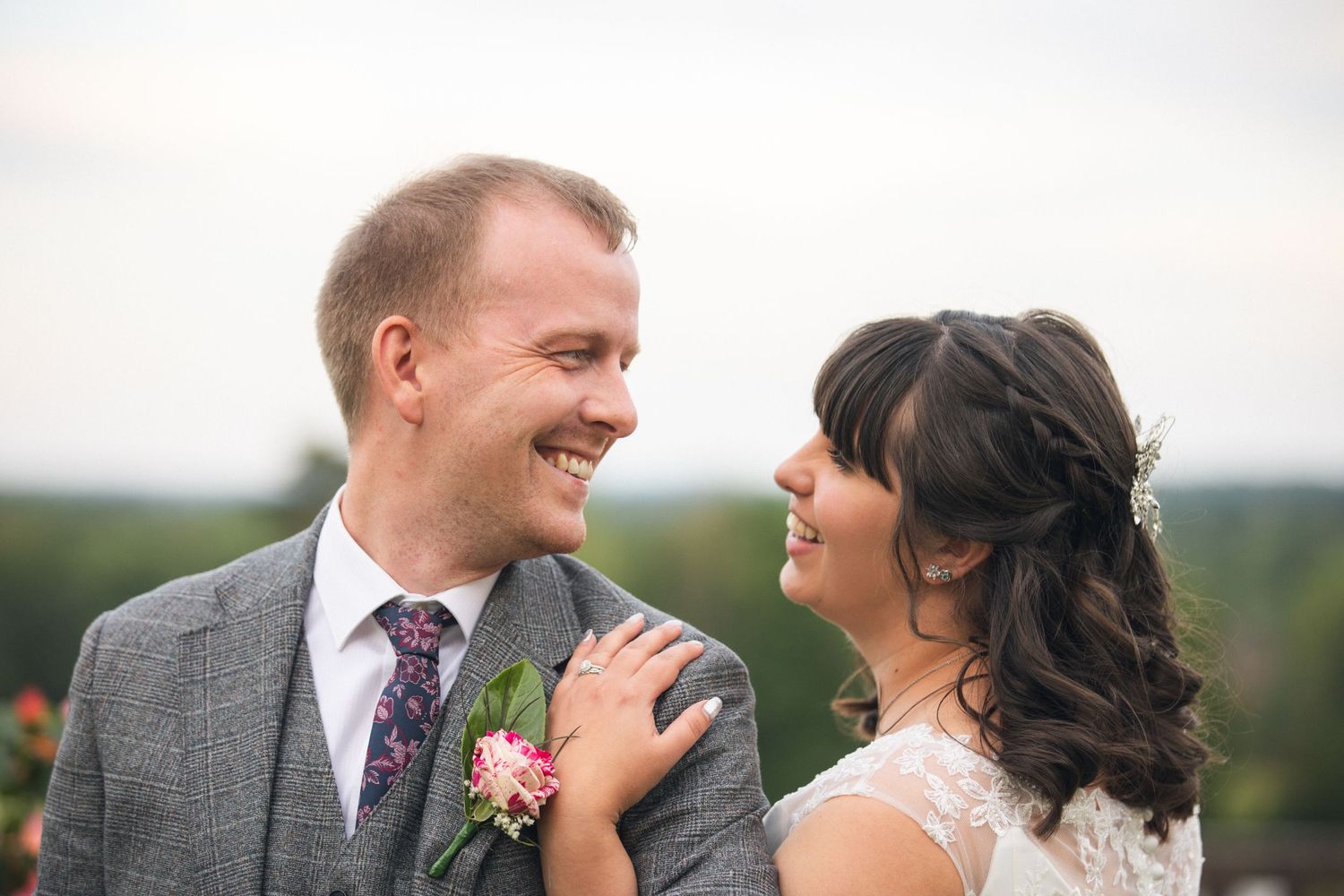 East Court Wedding, wedding couple East Grinstead