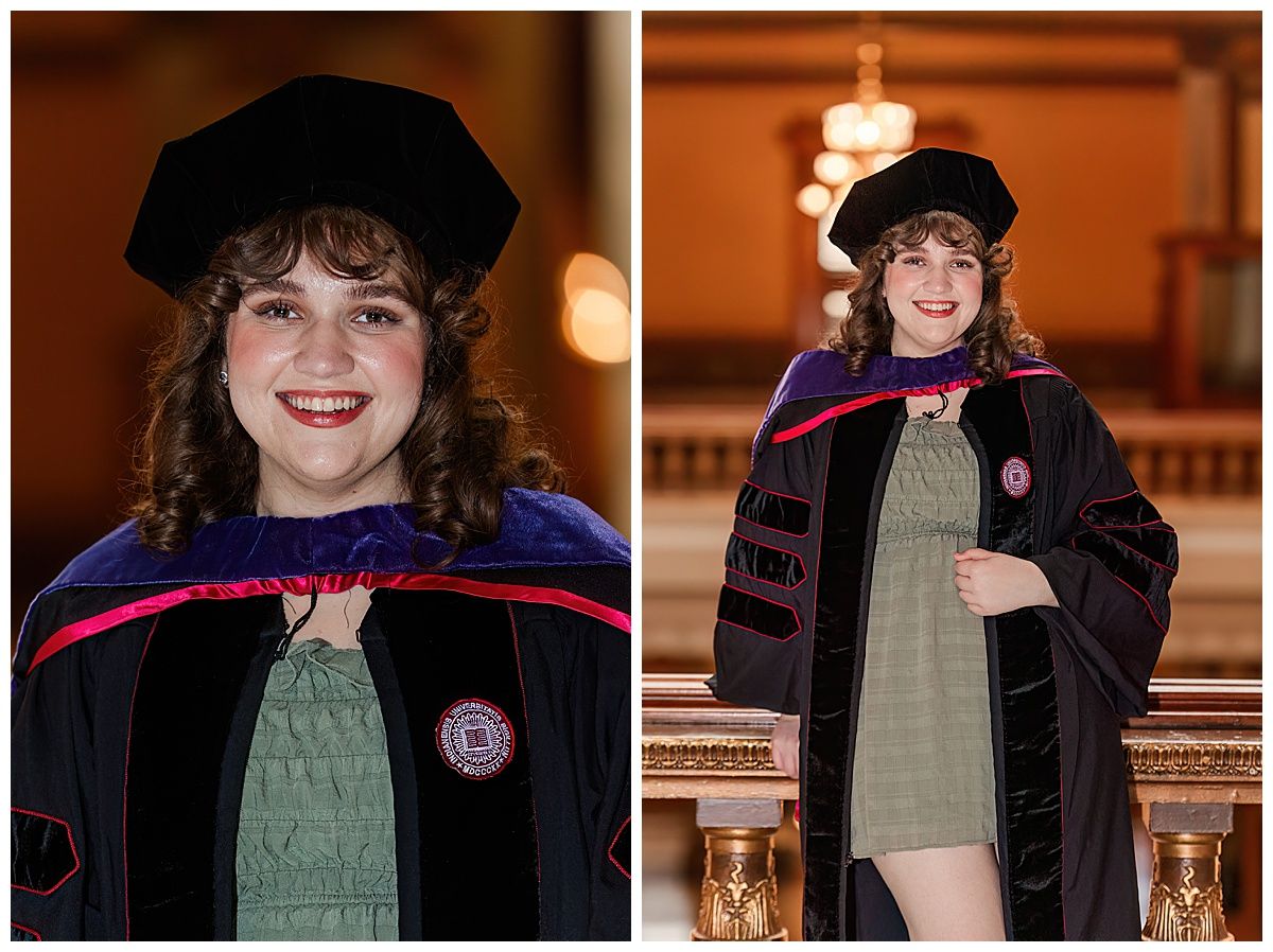 Graduation photos in Indiana Statehouse