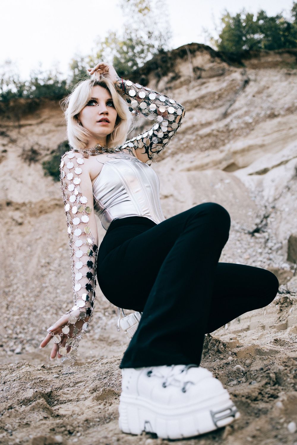 creative portrait photoshoot Vilnius
