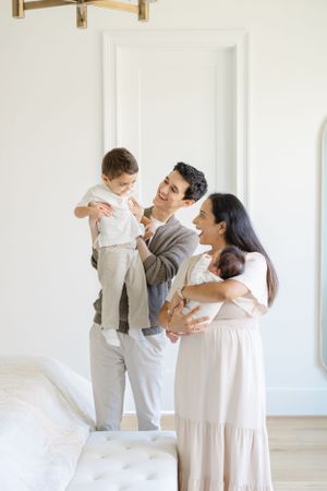 In home newborn photos in Winston-Salem, North Carolina