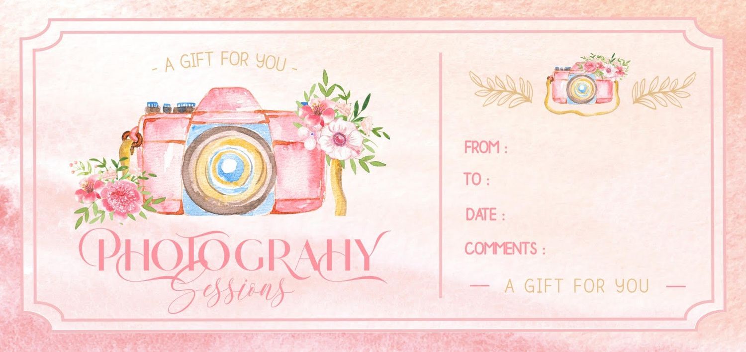 Voucher cadou Moldvai Anikó pentru ședință foto newborn, botez sau maternitate, design elegant și personalizat