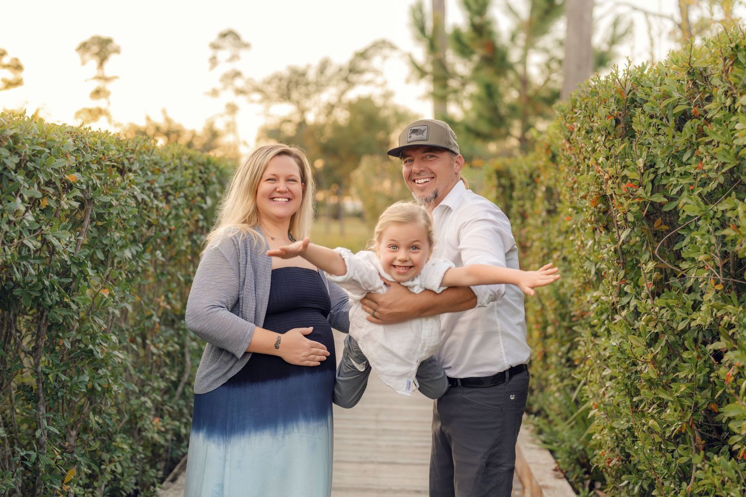 Family picture at the park