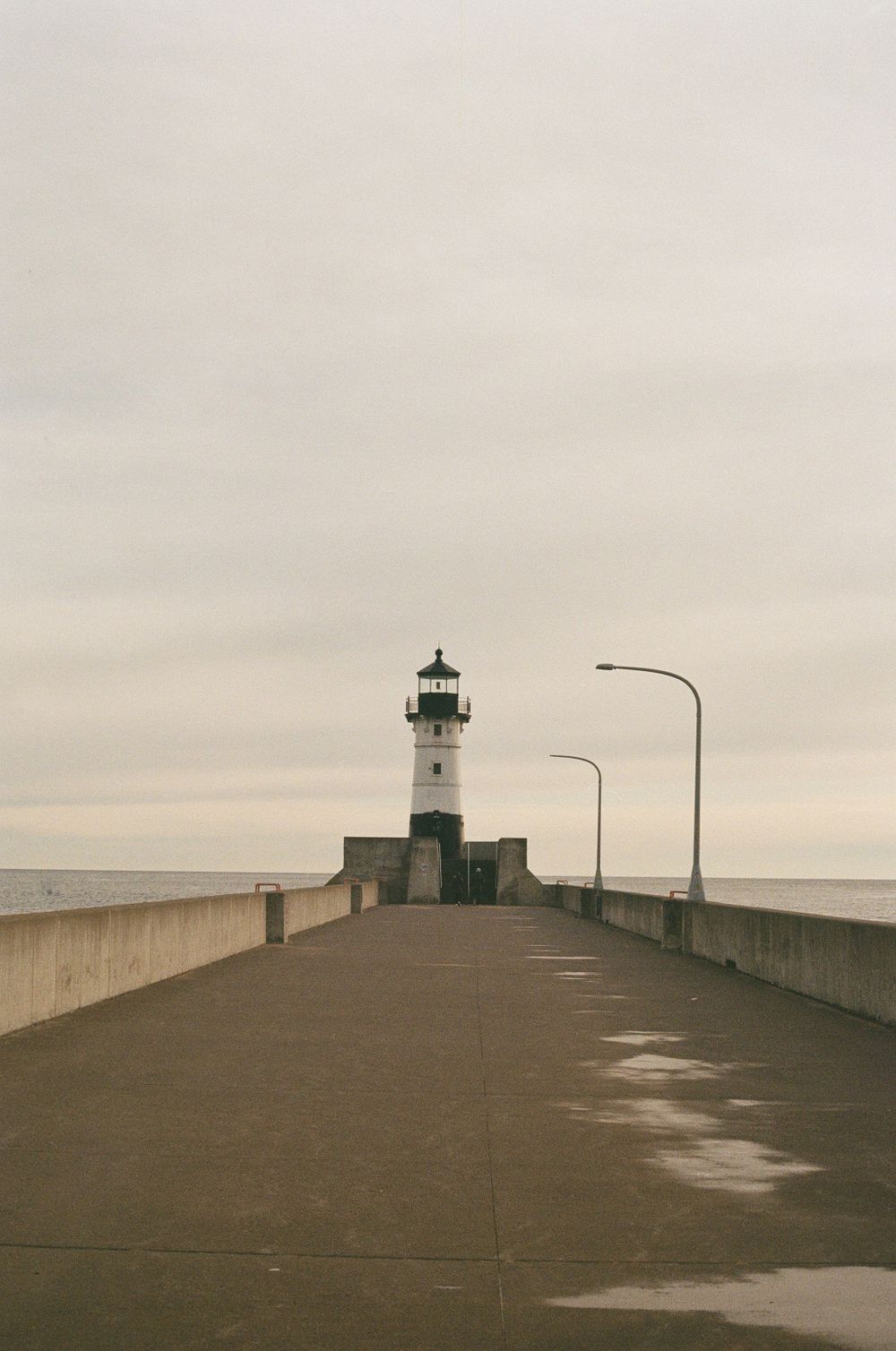 Duluth's famous lighthouse shot on film