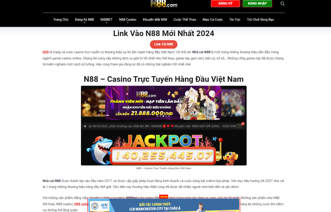 Khám Phá N88 Casino - Thiên Đường Giải Trí Đẳng Cấp