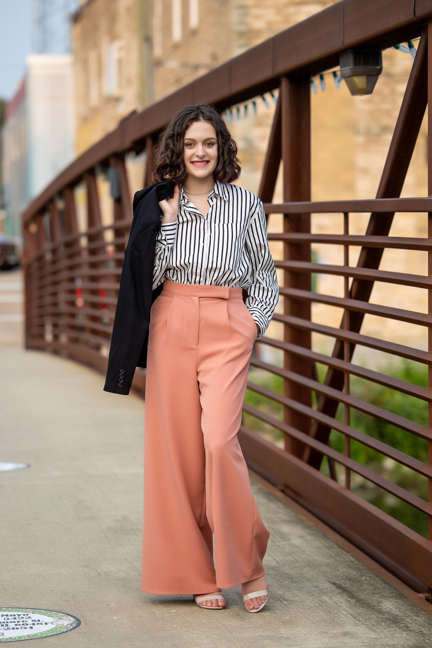girl on bridge