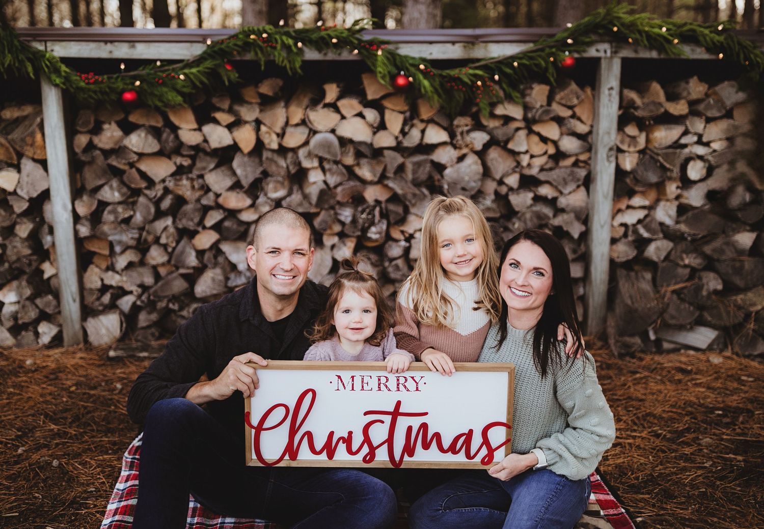 Christmas family photographer Appleton wi