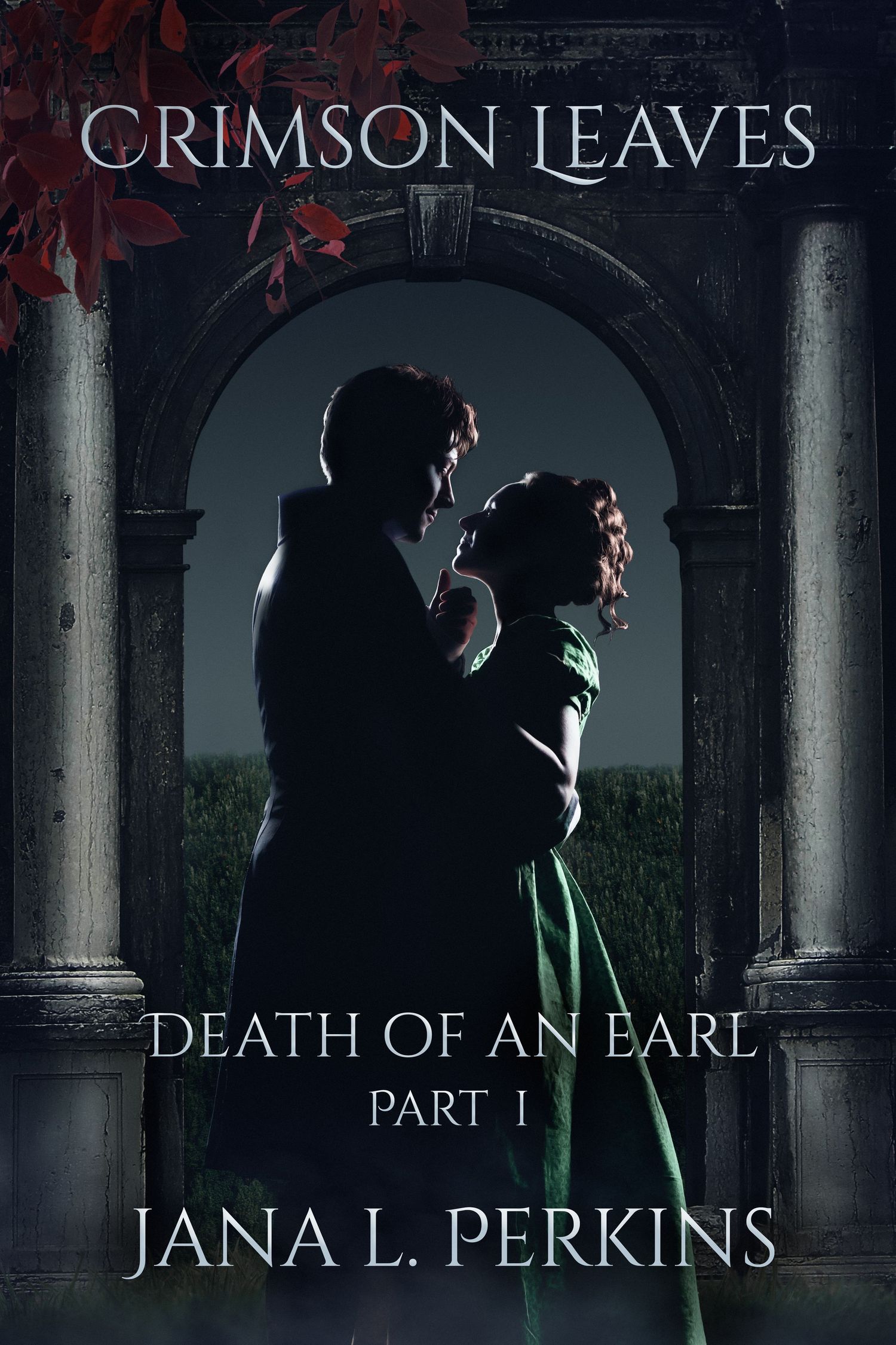 Crimson Leaves book cover regency romance cozy mystery utah author book cover photographer