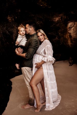 Family Maternity Photography - Jervis Bay NSW Shoalhaven Maternity Photographer- Claire Frances Photography