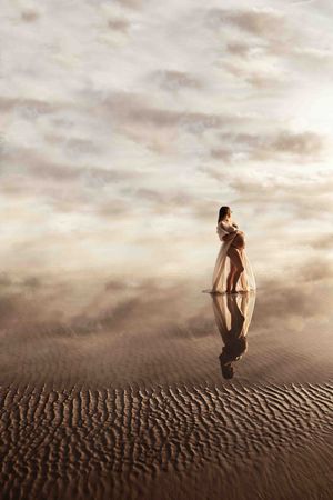 Maternity sunset photography Jervis Bay and Jervis Bay National Park. Pregnant women on glassy sands at sunset in Jervis Bay. Shoalhaven.