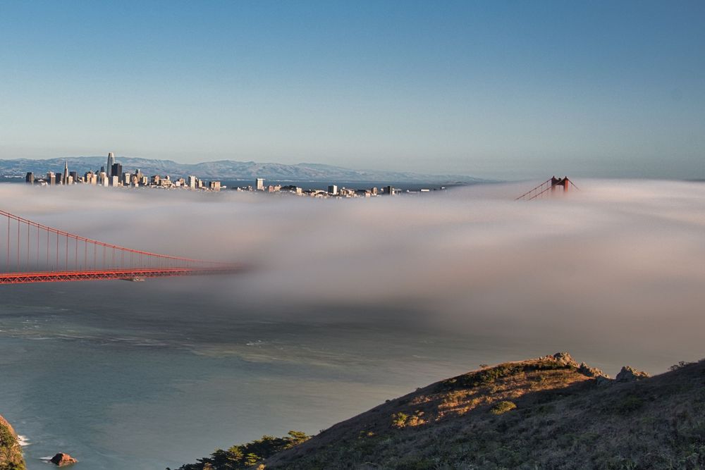 Fog over San Francisco