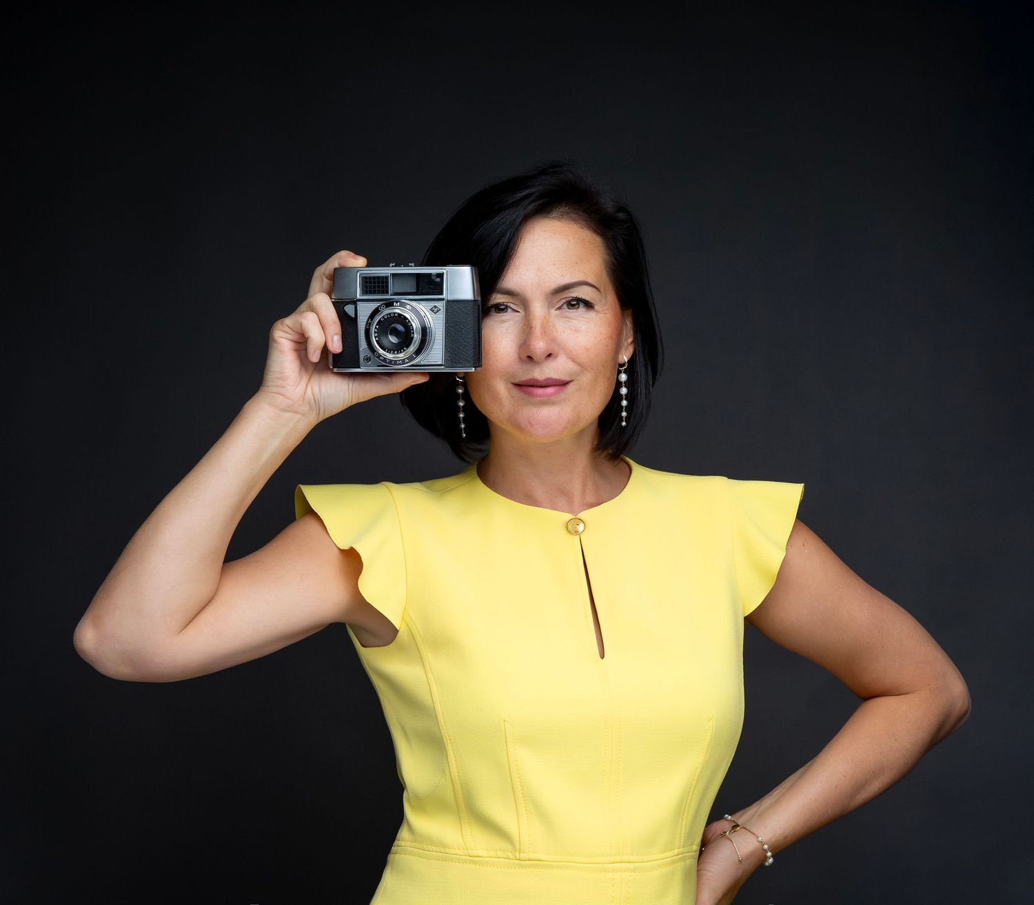 Empowering boudoir portrait of a woman taken in a professional Bradenton-Sarasota studio-intimate and artistic photo by boudoir photographer