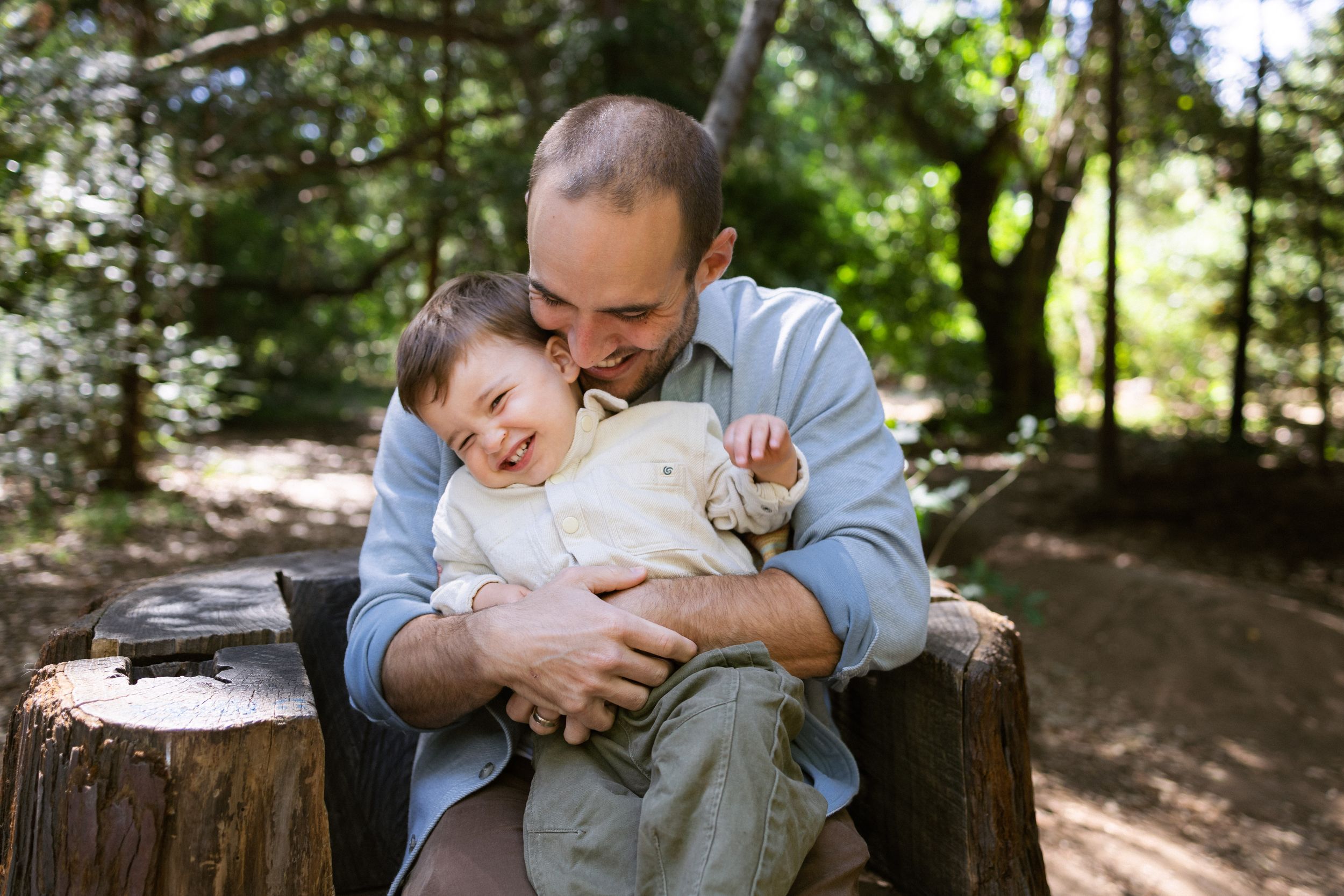 Redwoods family portraits in Bay Area