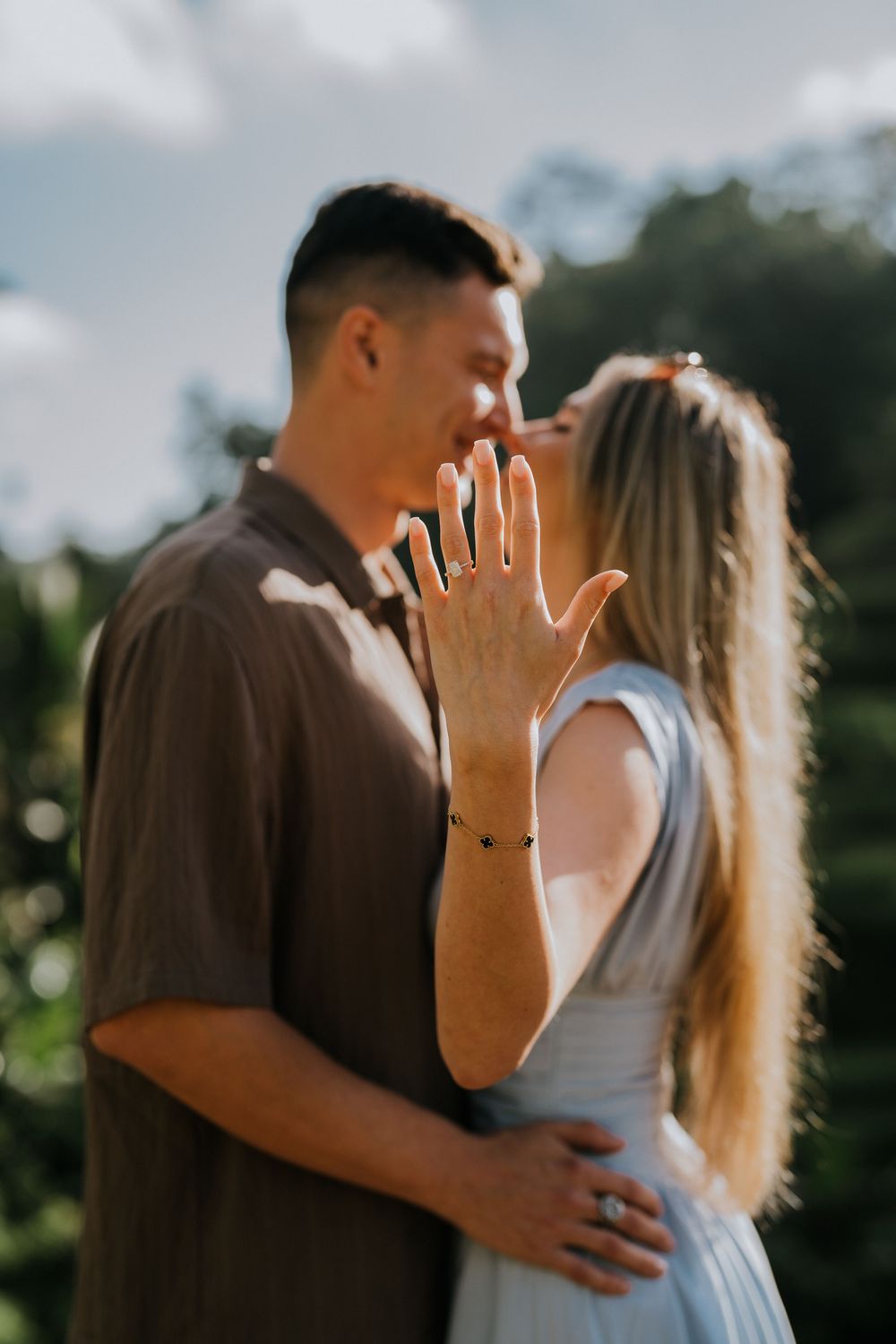 Professional photography services for couple at Ceking Rice Terrace Ubud.