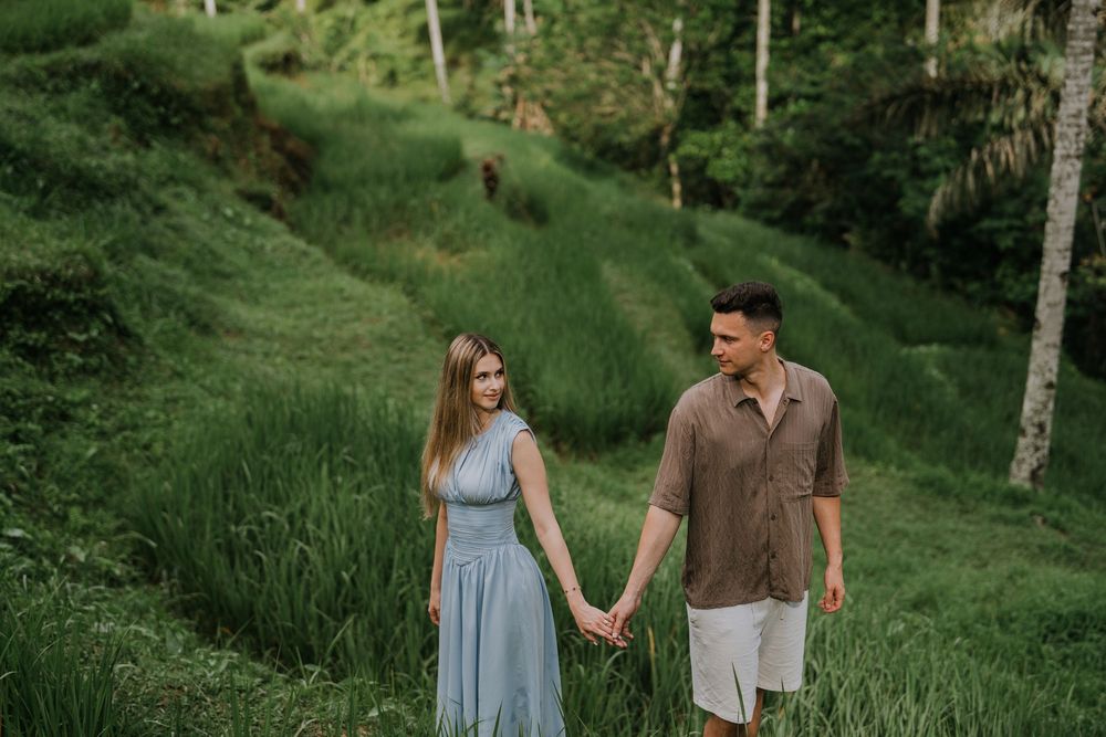Secret Proposal photography services at Ceking Rice Terrace Bali.