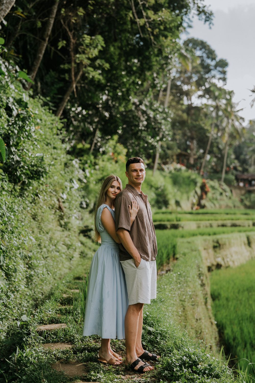 Secret Proposal photography services at Ceking Rice Terrace Bali.