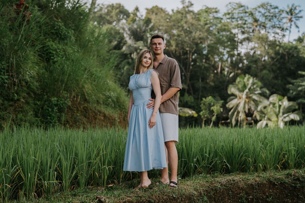 Secret Proposal photography services at Ceking Rice Terrace Bali.