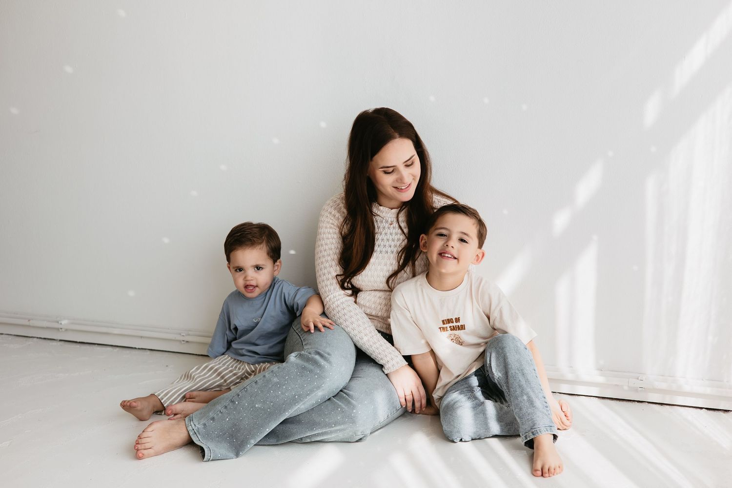 Fotoshoot moeder en kinderen in Eindhoven