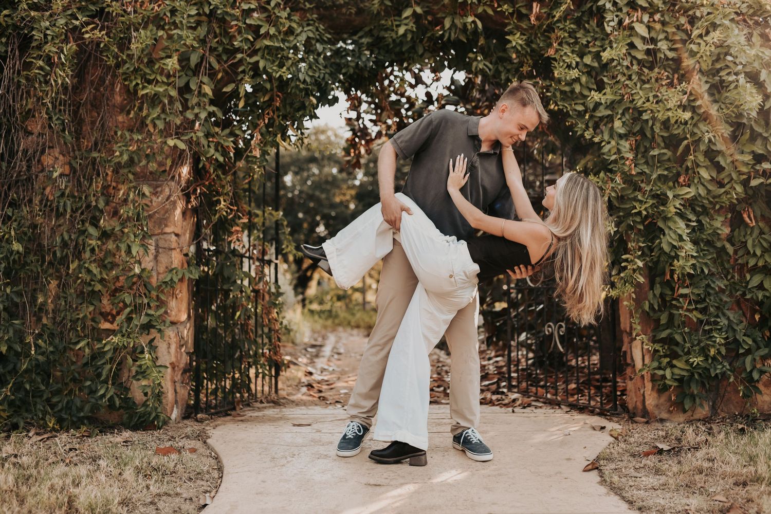 Candid proposal reaction photographed in North Texas