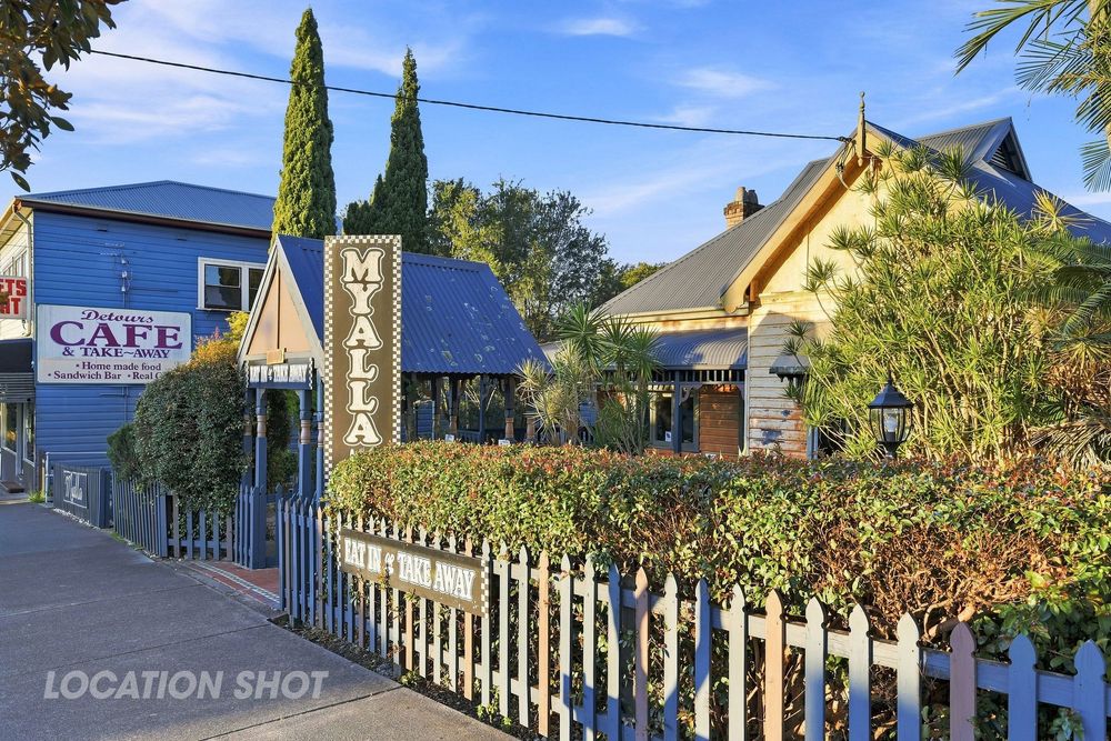 Commercial real estate photo showing location image of Cafe at Buladelah on the Mid North Coast area of Australia for a real estate shoot