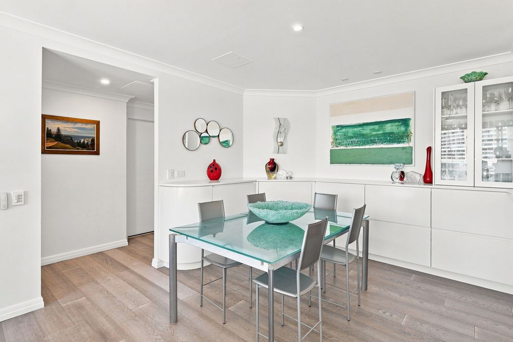 Maitland Real Estate Photography photo of living room showing dining table premium real estate listing photo