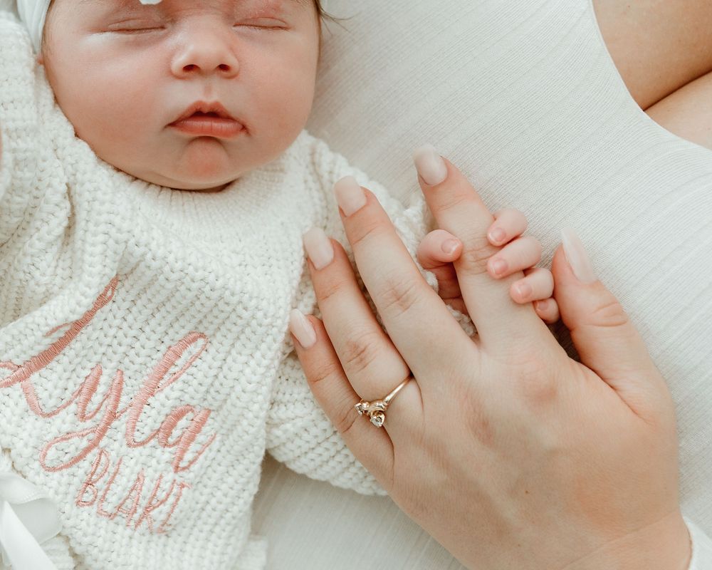 Storytelling photography capturing authentic details during in home lifestyle session with Tyler Texas Motherhood Newborn Photographer